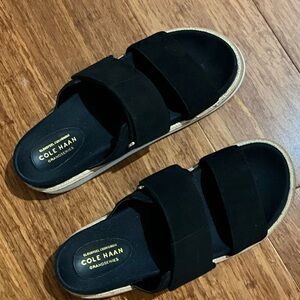 Cole Haan Women's Black Slide Sandals